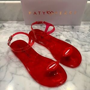 NIB 👄 KATY PERRY THE GELI JELLY LIPS SANDALS